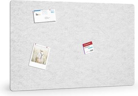 Tablica akustyczna 120x80 cm, zaokrąglone rogi, biała