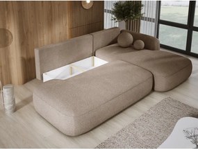 Narożnik BLOOM z funkcją spania układ L Prawy Tkanina NOWORNEVER 37