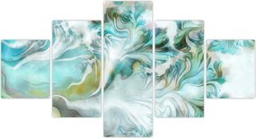 Obraz - Malowanie abstrakcyjnych wzorów (125x70 cm)