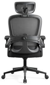 Fotel biurowy, ergonomiczny Diablo V-Light, czarny