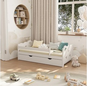 Łóżko dziecięce biały 146x76x53 jessica