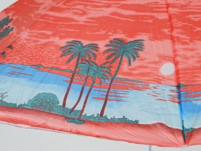 Parasol PALM BEACH 180 cm, czerwony