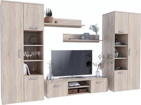 Meblościanka Dąb Sonoma B8-W96
