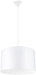 Biała lampa nad stół z cylindrycznym abażurem - A654 K8-G56