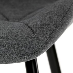 Zestaw krzeseł do jadalni CT-285 GREY2, 4 szt.