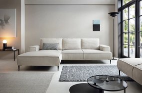 Masseno Narożnik DUNA Narożnik L-Kształtny, Modna sofa narożna do salonu - Beżowy, POSO 100
