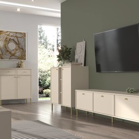 Komoda TORINO 100 cm do Salonu Sypialni Odcienie beżu
