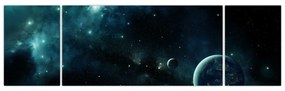 Obraz - Życie w kosmosie (170x50 cm)