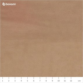 Łóżko boxspring ze schowkiem 140x200 cm w kolorze ochry Flip – Ropez