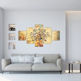 Obraz - Mozaika drzewo życia (125x70 cm)