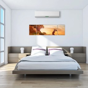 Obraz - Żyrafy w Afryce (170x50 cm)