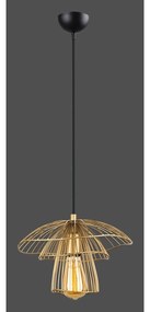 Lampa wisząca w kolorze złota Squid Lighting Root, wys. 117 cm
