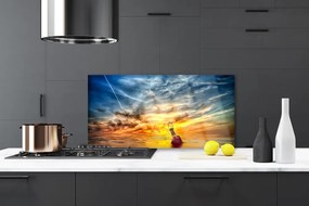 Panel nad blat kuchenny Artystyczna Wizualizacja Energii