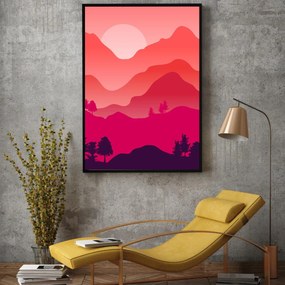 Plakat - Górski krajobraz (A4)