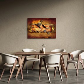 Obraz na szkle abstrakcji (70x50 cm)