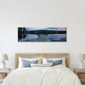 Obraz - Molo nad jeziorem (170x50 cm)