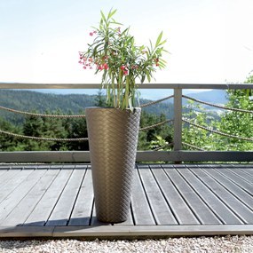 Doniczka ogrodowa 55cm Matuba Slim antracyt PROSPERPLAST