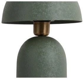Zielona lampa stołowa z metalowym kloszem (wysokość 30 cm) Boaz – Leitmotiv