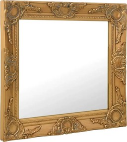 Kwadratowe Wiszące Lustro W Ramie W Stylu Glamour F9-L63