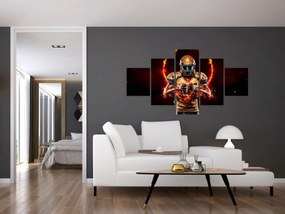 Obraz - Zawodnik futbolu amerykańskiego (125x70 cm)
