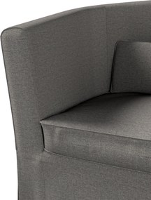 Pokrowiec na fotel Ektorp Tullsta kolor szary tkanina strukturalna