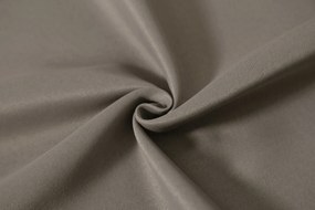 Jasnobrązowa zasłona OXFORD 140x250 cm Zawieszanie: Metalowe pierścienie