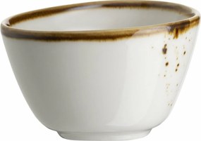 Mäser Miska owalna Pintar White brązowe kropki 7 x 6 cm, S