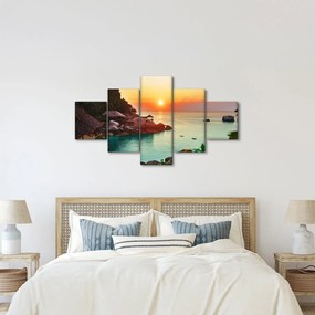 Obraz pięknej plaży (125x70 cm)