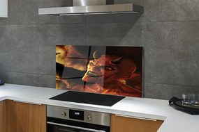 Panel szklany do Kuchni Wizerunek Diabła