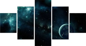 Obraz - Życie w kosmosie (125x70 cm)