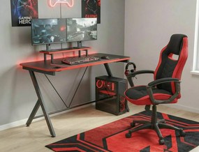 Biurko gamingowe B-202 z nadstawką