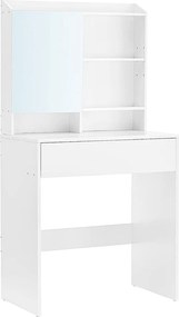 Toaletka 70x40x136 cm biała Toaletka vanity