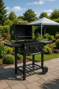 Węglowy grill z pokrywką na kółkach K5-T99