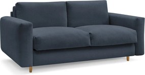 Ciemnoniebieska sofa do spania/rozkładana 220 cm Cocoone – Bobochic Paris