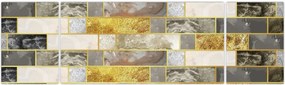 Obraz - Dekoracje z teksturami (170x50 cm)