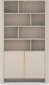 Kaszmirowy regał na książki z szafką P4-K05