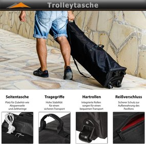 INSTENT PRO Namiot ogrodowy 3 x 3 m, urban