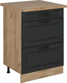 Szafka dolna do kuchni antracytowy domek wiejski 60x60x81.6 r-line