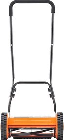 Kosiarka Ręczna SucceBuy, Szerokość Cięcia 40cm, Wyposażona w 5 Noży ze Stali, bez Silnika, Regulowana Wysokość Cięcia 1.5 do 4.5 cm