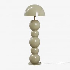Lampa Podłogowa Z Żelaza Boulia Salvia Zieleń & ↑115 Cm - Sklum