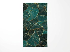 Szybkoschnący XXL ręcznik plażowy VERDARA zielony 150 x 210 cm, 100% mikrofibra