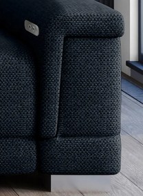 Narożnik CAMPO L z elektryczną regulacją siedziska Lewostronny w tkaninie MEMPHIS 20 WERSAL