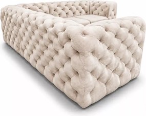 Narożnik Chesterfield Moet 250x250 pikowany z funkcją spania i pojemnikiem