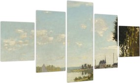 Obraz - Claude Monet, Argenteuil, reprodukcje (125x70 cm)