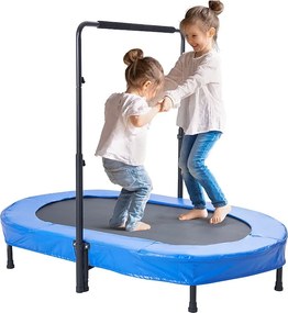 Trampolina SucceBuy Trampolina 142 cm Trampolina dla Dzieci, Składana Mini Trampolina dla Maluchów do Użytku Wewnątrz i na Zewnątrz