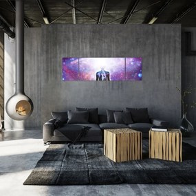 Obraz - Łączenie się z wszechświatem (170x50 cm)
