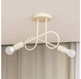 żyrandol natynkowy OXFORD 2xE27/15W/230V kremowy