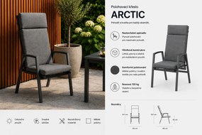 Doppler ARCTIC regulowany fotel ogrodowy