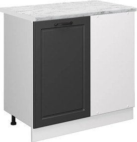 Szafka narożna antracytowy domek wiejski 86x60x81.6 r-line