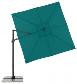 DERBY DX 280 x 280 cm - parasol ogrodowy z boczną nogą : Substancja Desen - 848